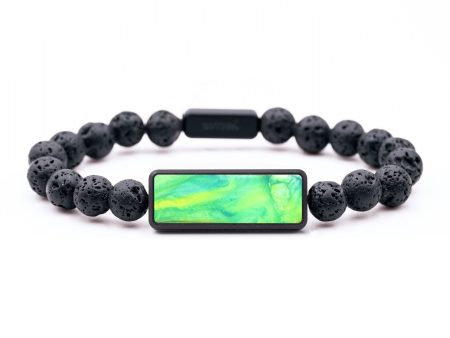 Lava Bead ResinArt Bracelet - Ibrahim (Watercolor, 683789) Hot on Sale