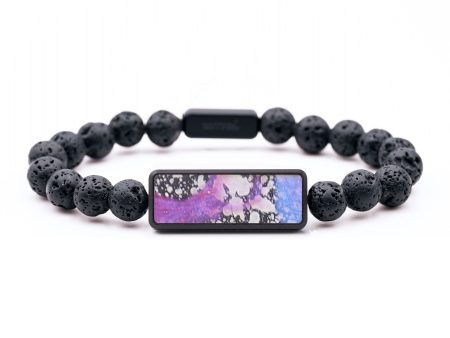 Lava Bead Wood+Resin Bracelet - Cecelia (Cosmos, 687485) Cheap