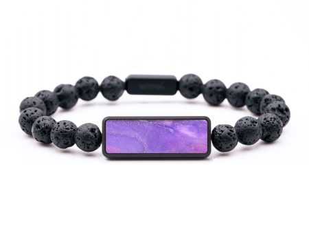 Lava Bead ResinArt Bracelet - Kristopher (Watercolor, 683782) For Sale