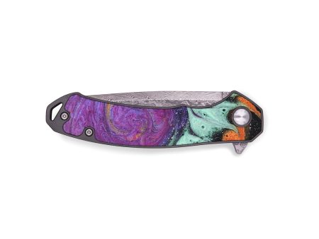 EDC ResinArt Pocket Knife - Declan (Orbit, 685678) Online