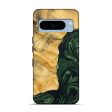 Pixel 8 Pro Wood+Resin Live Edge Phone Case - Crystal (Green, 684165) on Sale