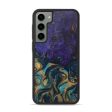 Galaxy S23 Plus Wood+Resin Phone Case - Cody (Teal & Gold, 687675) For Discount