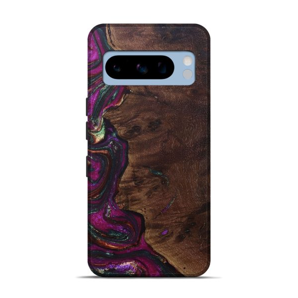 Pixel 8 Pro Wood+Resin Live Edge Phone Case - Drew (Green, 683555) Discount