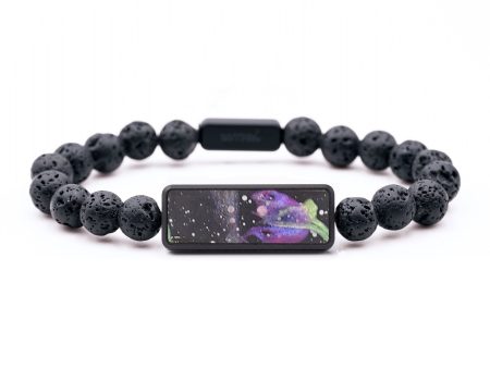 Lava Bead Wood+Resin Bracelet - Ira (Cosmos, 687421) For Cheap