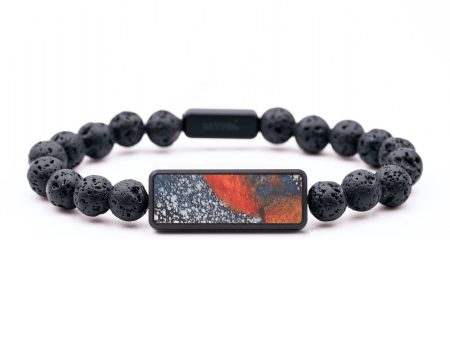 Lava Bead Wood+Resin Bracelet - Maria (Cosmos, 687482) Online Hot Sale