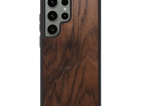 Galaxy S23 Ultra Wood+Resin Phone Case - Luna (Wood Burl, 686830) Discount