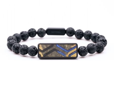 Lava Bead ResinArt Bracelet - Cecelia (Pattern, 683284) Online now