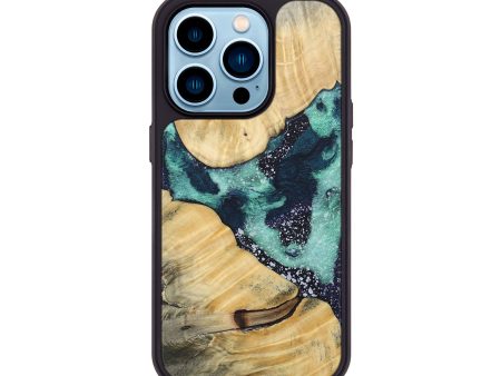 iPhone 14 Pro Wood+Resin Phone Case - Ramona (Cosmos, 687595) For Discount