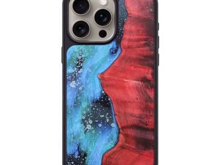 iPhone 15 Pro Max Wood+Resin Phone Case - Charles (Cosmos, 688416) on Sale