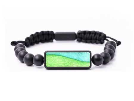 Onyx Bead ResinArt Bracelet - Reid (Watercolor, 683768) on Sale