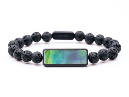 Lava Bead ResinArt Bracelet - Irving (Watercolor, 683775) Hot on Sale