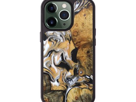 iPhone 13 Pro Wood+Resin Phone Case - Derrick (Mosaic, 686494) Online Sale