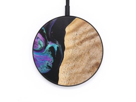 Circle Wood+Resin Wireless Charger - Alayna (Purple, 687917) Supply