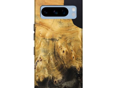 Pixel 8 Pro Wood+Resin Live Edge Phone Case - Alayna (Pure Black, 684158) Supply