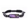 Onyx Bead Wood+Resin Bracelet - Martha (Purple, 684813) Hot on Sale