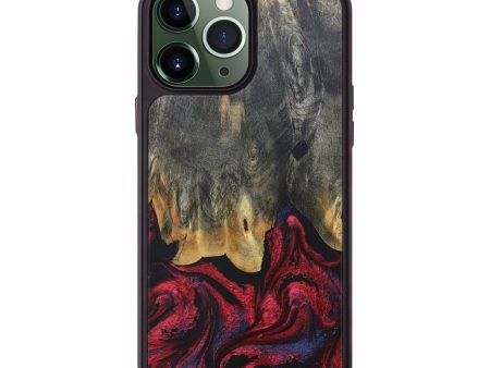 iPhone 13 Pro Max Wood+Resin Phone Case - Joaquin (Red, 684102) Online Hot Sale