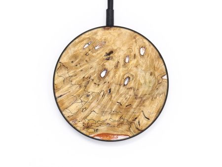 Circle  Wireless Charger - Lynette (Wood Burl, 687895) For Discount