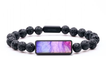 Lava Bead ResinArt Bracelet - Bryanna (Watercolor, 683803) Supply