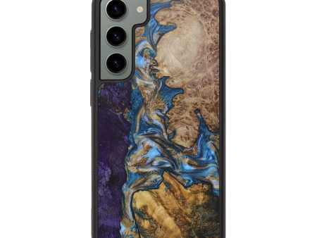 Galaxy S23 Plus Wood+Resin Phone Case - Noah (Mosaic, 685542) Hot on Sale