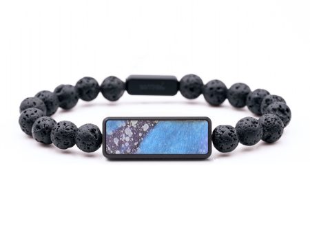 Lava Bead Wood+Resin Bracelet - Hilda (Cosmos, 687495) Online Hot Sale