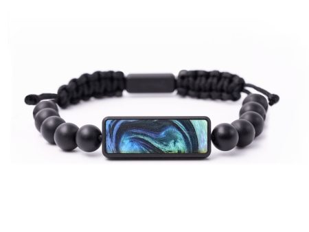 Onyx Bead ResinArt Bracelet - Crew (Blue, 688256) Cheap