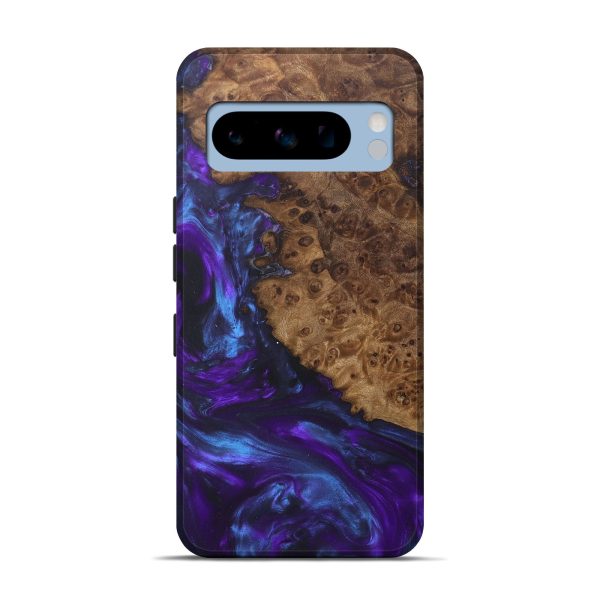 Pixel 8 Pro Wood+Resin Live Edge Phone Case - Carolyn (Purple, 684339) Supply