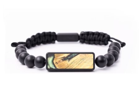 Onyx Bead Wood+Resin Bracelet - Savannah (Green, 683738) Online Hot Sale