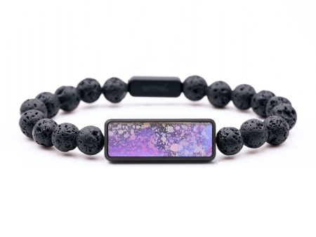 Lava Bead ResinArt Bracelet - Kaylani (Cosmos, 685045) Discount