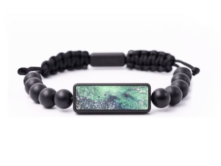 Onyx Bead Wood+Resin Bracelet - Elisa (Cosmos, 684801) Online