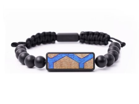 Onyx Bead ResinArt Bracelet - Dewey (Pattern, 683279) Online Sale