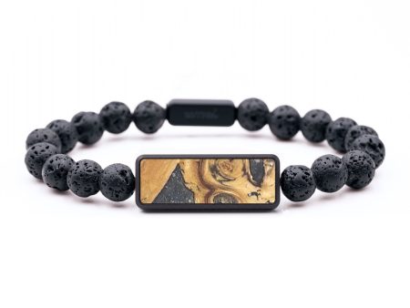 Lava Bead Wood+Resin Bracelet - Lawrence (Cosmos, 684799) Online Hot Sale