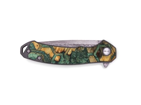 EDC Wood+Resin Pocket Knife - Wendell (Pattern, 688175) Fashion