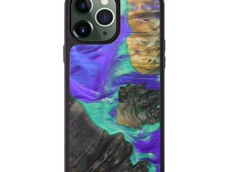 iPhone 13 Pro Max Wood+Resin Phone Case - Cara (Mosaic, 688343) Supply