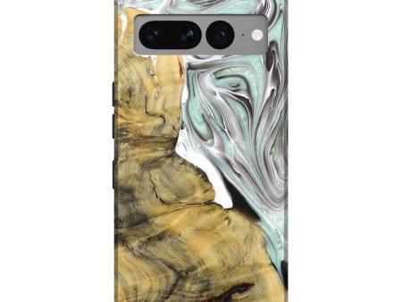 Pixel 7 Pro Wood+Resin Live Edge Phone Case - Trent (Black & White, 684172) Online Hot Sale