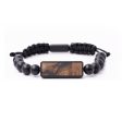 Onyx Bead Wood+Resin Bracelet - Mario (Wood Burl, 687433) Online now