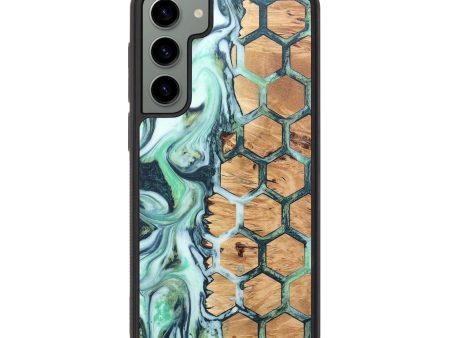 Galaxy S23 Plus Wood+Resin Phone Case - Khalil (Pattern, 683968) Hot on Sale