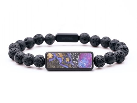 Lava Bead Wood+Resin Bracelet - Logan (Cosmos, 685040) Online