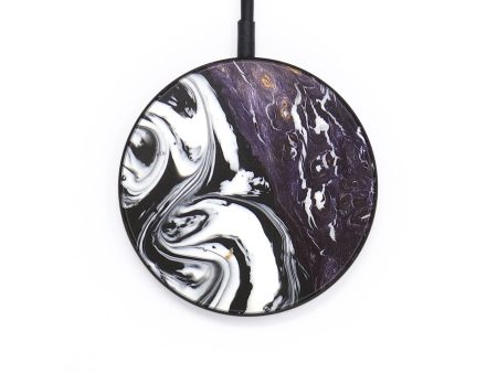 Circle Wood+Resin Wireless Charger - Ariyah (Black & White, 683036) Online now