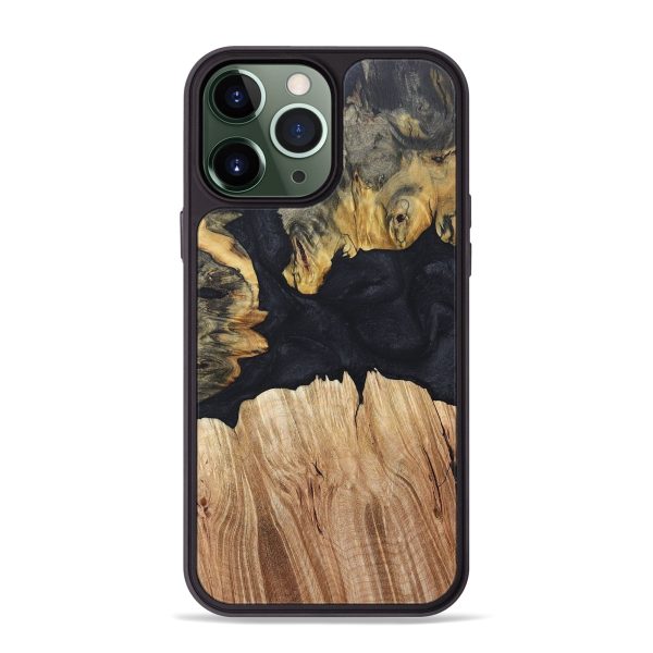 iPhone 13 Pro Max Wood+Resin Phone Case - Eliana (Mosaic, 686521) Online now