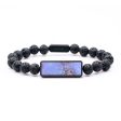 Lava Bead ResinArt Bracelet - Aimee (Cosmos, 685041) For Cheap