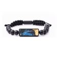 Onyx Bead Wood+Resin Bracelet - Skye (Blue, 683294) Online