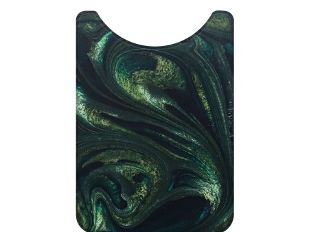 Live Edge ResinArt Wallet - Emely (Green, 683907) Online Hot Sale