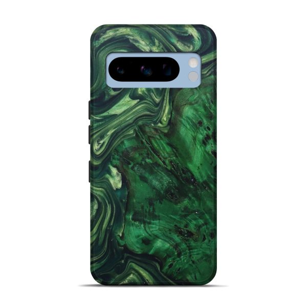 Pixel 8 Pro Wood+Resin Live Edge Phone Case - Demetrius (Green, 685769) Online