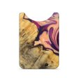 Live Edge Wood+Resin Wallet - Allyson (Purple, 684301) Discount