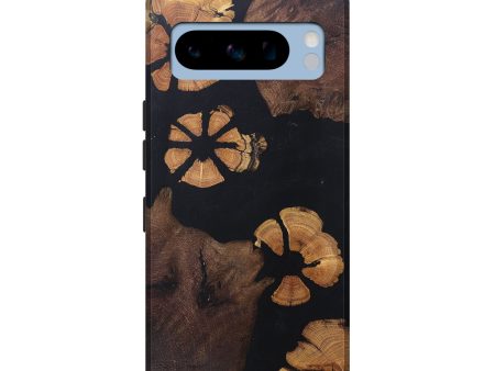 Pixel 8 Pro Wood+Resin Live Edge Phone Case - Jimena (Pure Black, 685610) Online now