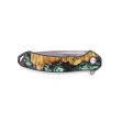 EDC Wood+Resin Pocket Knife - Victoria (Green, 687303) Online Sale