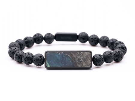 Lava Bead Wood+Resin Bracelet - Ariyah (Cosmos, 684791) Sale