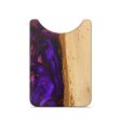 Live Edge Wood+Resin Wallet - Bryson (Purple, 684529) Online now