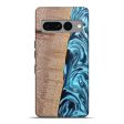 Pixel 7 Pro Wood+Resin Live Edge Phone Case - Darrell (Blue, 685748) Online Sale