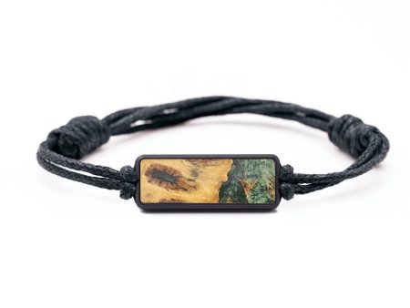 Classic Wood+Resin Bracelet - Addyson (Green, 688244) Online Sale